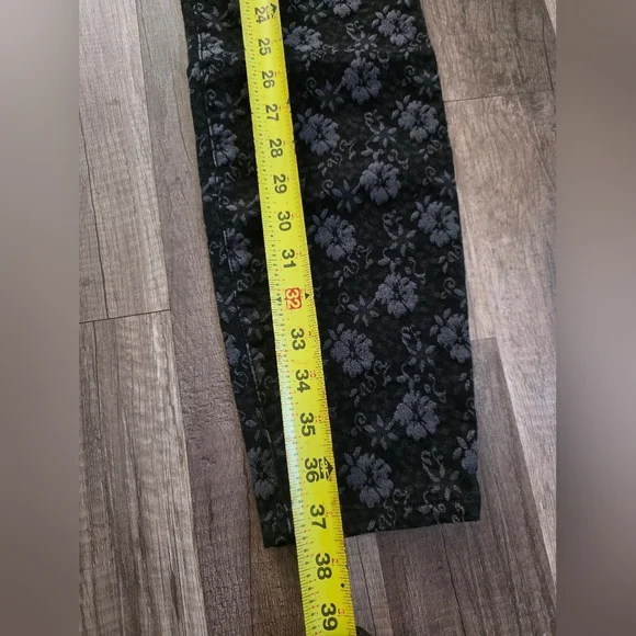 BANANA REPUBLIC floral Skinny Strwtch Pants Jeggings Denim 27  Classy Preppy Y2k - Picture 10 of 12